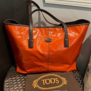 TOD’S Women's Toujours Shopping Media Tote